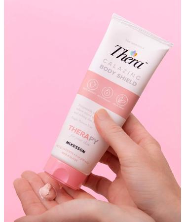 Thera Calazinc Body Shield 4oz - Zinc Oxide & Calamine Formula for Skin Relief & Protection - Buy Online on GoSupps.com
