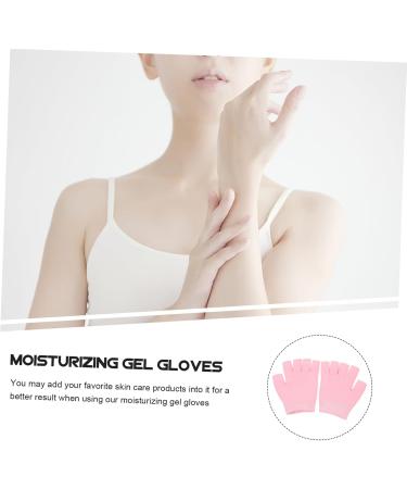 Healeved 7 Pairs Gel Moisturizing Gloves Men Lotion Night Relief Gloves Mittens Hand Protective Gel Gloves Dappen Dishes for Acrylic Soft Dipping Moisturizing Lotion Pink Women's Fingerless - Buy Online on GoSupps.com