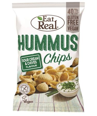 Eat Real Eat Real Pack of 12 hummus crisps 45g