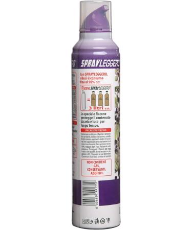  Italian Gourmet E.R. SPRAYLEGGERO Pack of 6 bottles of extra virgin olive oil flavored with garlic 250 ml thanks to the practical sprayer you can save up to 90% of the oil + gourmet Italian polpa 400 g - Buy Online on GoSupps.com
