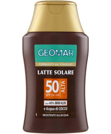 Geomar Solare 75 Ml. Fp50 Organic Aloe Minitaglia Latte - Buy Online on GoSupps.com