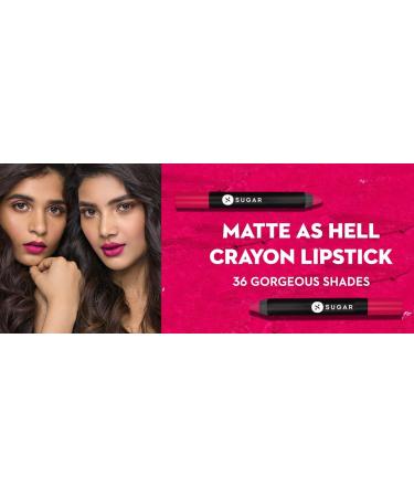 S.-UG AR Matte Cosmetics Crayon Lipstick with Sharpener - Long-Lasting 8+ Hours - Cherry Darling 2.8g | International Shipping Available - Buy Online on GoSupps.com