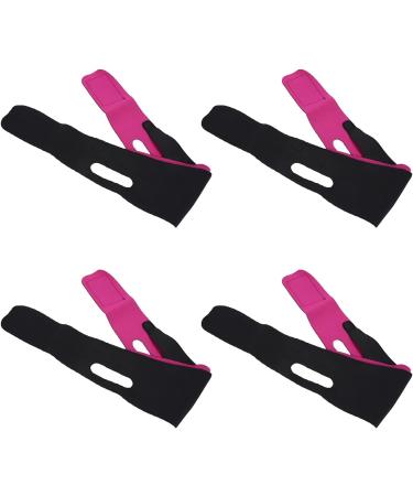 4 Pack Reusable V Line Mask Face Lifting Bandage Face Slimming Belt Double Chin Reduction Mask V Shaped Slimming Face Mask - Buy Online on GoSupps.com