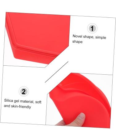 PRETYZOOM Mold Heart Shaped Biscuit Heart Cupcake Pan Silicone Cookie Mini Cupcake Heart Cake Pan Baking Supply Tube Baking Tins Cake Tin Red Wedding Large Baking Dish Silica Gel - Buy Online on GoSupps.com