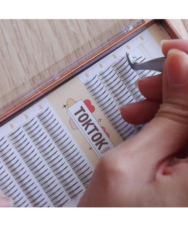 CORINGCO False Eyelashes Natural Look Brown Eye Lashes Extension Kit - Self Adhesive Individual Eyelashes - 10mm 11mm 12mm - 200 Cluster Korean Makeup - Buy Online on GoSupps.com