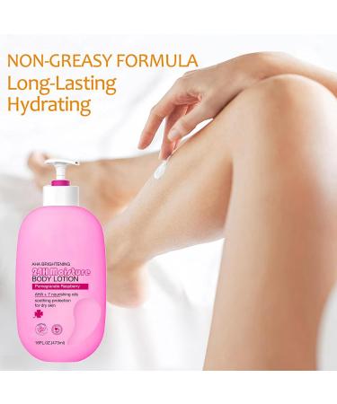 Body Cream Skin Lotion Moisturizing Care Formula Non Greasy Hydrating Solution with Smooth Texture Skincare Product for Women Adults Dry Skin Home Apartment School Use Pink verwijzen naar de beschrijving - Buy Online on GoSupps.com