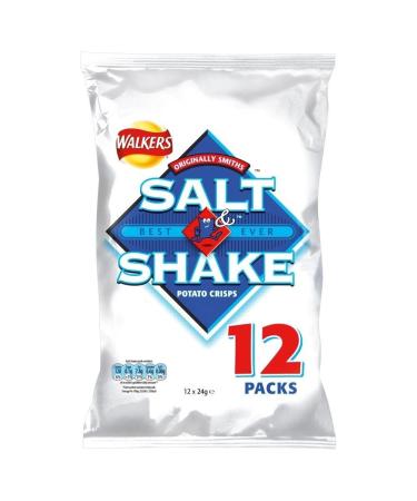 Walkers Walkers Crisps - Salt & Shake (12x24g) - Paquet de 2