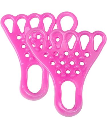 High Elasticity Toe Stretcher for Bunions Correction - 1 Pair Toe Spacers with Bump Massage Points for Women Men (Pink) - Buy Online on GoSupps.com