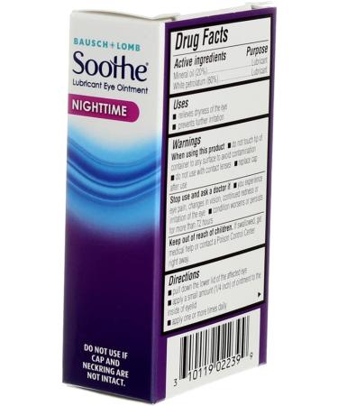 Buy Bausch + Lomb Soothe Lubricant Eye Ointment Nighttime 18 oz | Soothing Relief for Dry Eyes - Buy Online on GoSupps.com