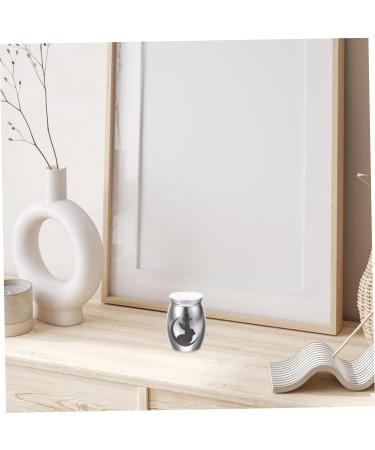 HANABASS Rabbit Urn Bunny Small Pet Urn Urns Urn for Ashes Parrot Urn Keepsake Urn Dog Urn Stainless Steel 2.50X1.50X1.50CM Silver - Buy Online on GoSupps.com