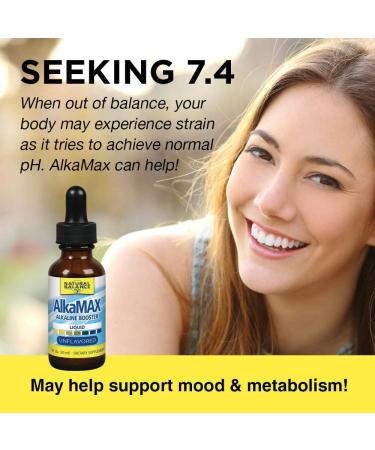 Natural Balance AlkaMax Alkaline Booster Liquid - Unflavored 1 fl oz (30 ml) for pH Balance - Buy Online on GoSupps.com