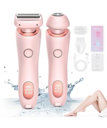 Silkbabe On The Go Lady Shaver Modira Shaver For Women Livora Electric Shaver For Women 2 In 1 Electric Shaver Razors Smooth Shave Pro Wet And Dry Use Ipx7 Waterproof (Pink)