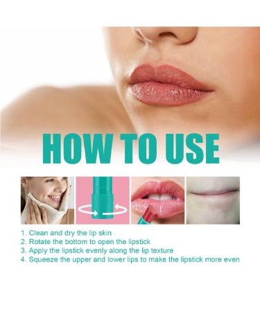 Hydrating Lip Tint - 24-Hour Moisture & Long-Lasting Shine | Sheer Strength Moisturizing Lip Gloss Model F - Buy Online on GoSupps.com