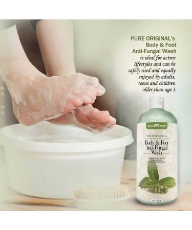 Antifungal Body and Foot Wash for Toenail Fungus, Athlete's Foot, Odor Remover - Buy Online on GoSupps.com