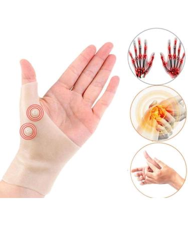 4 Thumb Support Magnetic Gel Wrist and Thumb Brace Hand Brace Straightening Sprained Carpal Tunnel Supportive Wrist Brace for Tendinitis Sprained Wrist Purble - Buy Online on GoSupps.com