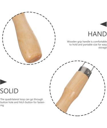 Milisten Button Hook Tool Set - 3-Piece Wooden Handle & Stainless Steel Button Assist for Women Men & Seniors - Portable & Easy to Use - Buy Online on GoSupps.com