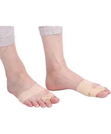 JYCCH Toe Straightener Corrector - 2 Pairs Silicone Pedicure Relief Sleeves & Support Brace for Pain Relief - Buy Online on GoSupps.com