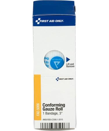 First Aid Only FAE5006 Pac-Kit - 3 Inch Gauze Roll Bandage | Compact Effective First Aid Supply for International Shipping - Buy Online on GoSupps.com