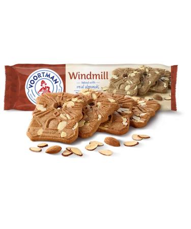 Voortman Bakery Windmill Cookies, 8 oz., Pack of 4  Delicious Almond Cookies Made with Real Ingredients and No Artificial Additives