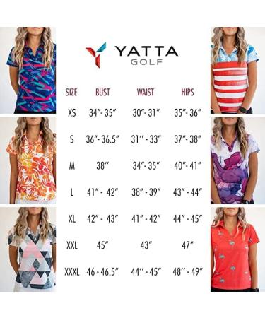YATTA GOLF Women's V-Neck Golf Polo - Wrinkle Resistant, Moisture Wicking (Large) - Buy Online on GoSupps.com