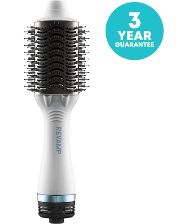 REVAMP Progloss 4-in-1 Multifunctional Blow Dryer Brush 1200W - White | Salon Pro Volumizer Hot Brush 72 x 45.5mm - Buy Online on GoSupps.com
