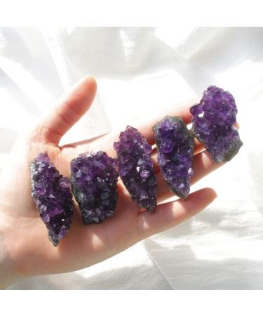 Natural Magic Natural Crystal Raw Stone Purple Quartz Gemstone Amethyst Cluster Crystal Cave Home Decoration ZJGIDTEM (Size : 3-4cm) - Buy Online on GoSupps.com