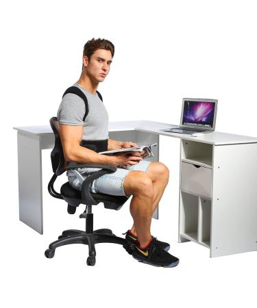 ZJchao Adjustable Back Support Brace - Posture Corrector Strap for Men & Women - Fix Slouching & Alleviate Back Pain - Buy Online on GoSupps.com