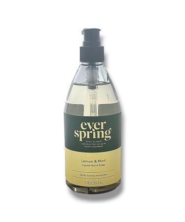 Lemon & Mint Liquid Hand Soap - 12 fl oz - Everspring
