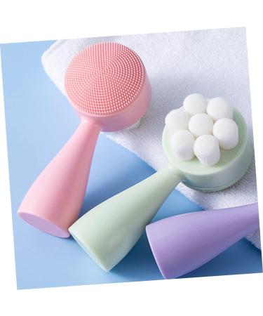 Healeved Double Sided Facial Cleansing Brush Face Silicone Scrubber Brush Manual Facial Brush Face Cleansing Tool Home Facial Brush Facial Cleaning Brush Women Facial Brush Face Brush - Buy Online on GoSupps.com