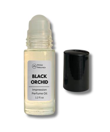 Body Oils for Women - Bigger & Better Roll on Perfume Samples Alt Fragrances for Women Long Lasting Oil Based Cologne Perfumed & Scented Aroma for Skin 1.2 Fl Oz (Black Orchid)