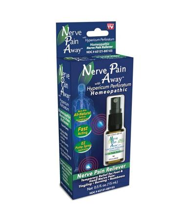 Nerve Pain Away  Homeopathic Topical Spray for Temporary Nerve Pain Relief in Hands and Feet