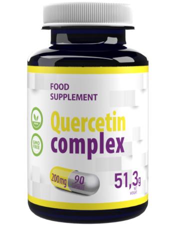 Hepatica Quercetin Complex 90 Vegan Capsules Very high dose Vitamin C and D3 2000IU Laboratory tested high dose supplement Gluten and GMO free