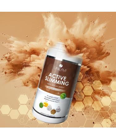 Lineavi Activated Food Diet Shake - Delicious Chocolate Meal Replacement | 500g Weight Loss Shake | Gluten & Lactose Free | Shaker Included - Buy Online on GoSupps.com