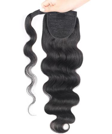 Ponytail Extensions 10-24 Inch Human Hair Ponytail Hair Extension Clip in Remy Hair Ponytail for Black Woman Wrap Around Long Wavy Curly Ponytail Hairpieces for Women(Size:18inch 100g) - Buy Online on GoSupps.com