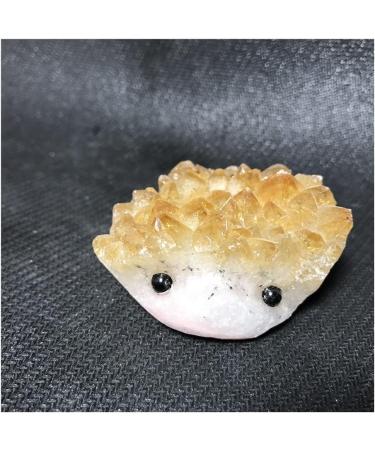 Beautiful Natural Citrine Quartz Hedgehog Crystal Stone Flower Metaphysical raw Stone for Decoration Wholesale JIZTGEDM - Buy Online on GoSupps.com