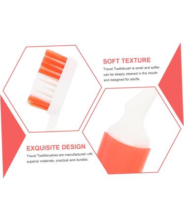 Gleavi Organic Travel Toothbrush - Set of 4 Portable Manual Toothbrushes for On-the-Go Oral Care - Eco-Friendly & Compact Travel Must-Have - Buy Online on GoSupps.com