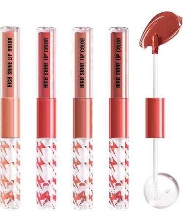 SenhE Lip Gloss PlumperWaterproof Glossier Lip Gloss Double Head Women Lip Makeup Accessories Makeup Mothers Day Gift for Girls and Women - Buy Online on GoSupps.com