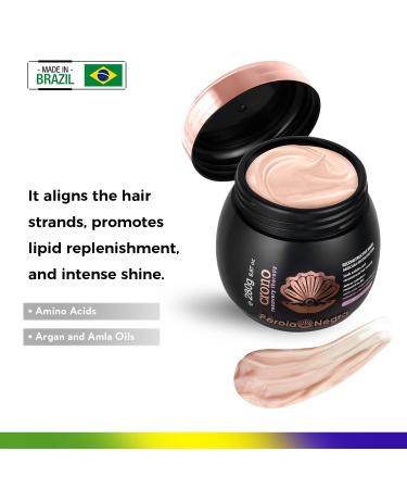 Perola Negra Crono Recovery Therapy - Reconstructive Hair Mask for All Hair Types - 9.87 oz | International Shipping Available - Buy Online on GoSupps.com