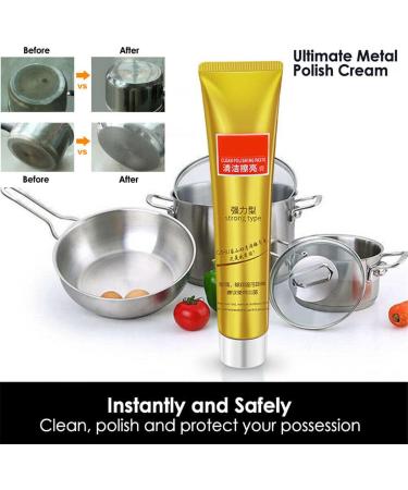 2022 New Metal Polishing Paste Fixini All Metal Polish Cream Ultimate Metal Polish Cream all Metal Polish Tube Stainless Steel/aluminum/brass/copper or Gold Polish Cleaner (6pcs) - Buy Online on GoSupps.com