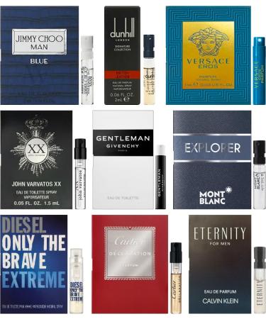 Men's Designer Fragrance Sampler (9 vials) - Buy Online on GoSupps.com