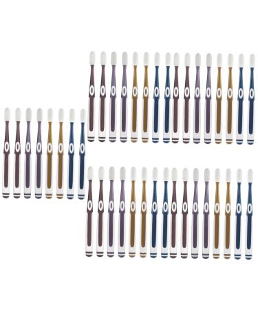 PopetPop 40 STK nano toothbrush toothbrush travel toothbrush travel accessories camping toothbrush camping accessories accessories for adults supply for adult bulk goods deliveries travel TPU 1 piece (1 Pack) different colors x 5 pieces