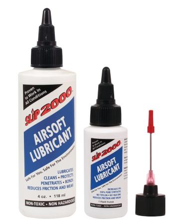 Slip 2000 Airsoft Lubricant Buddy Pack 1 oz. / 4 oz. with Metal Needle tip applicator