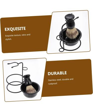 Skisuno Men's Beard Shaving Set - Stainless Steel Razor Shaving Brush & Cup | Practical Wet Shaving Accessories for Home Use - Buy Online on GoSupps.com
