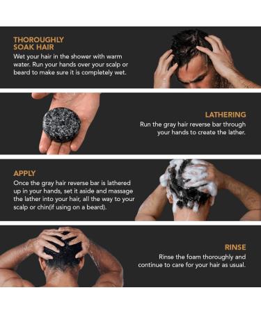 SPARTAN Gray Hair Reverse Bar - Prevent Grays & Restore Hair Color for Stronger Smoother Hair | International Shipping Available - Buy Online on GoSupps.com