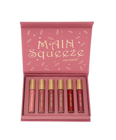 Raxove Raxove Matte Liquid Lipstick Set 6 Matte Colors Long-Lasting Velvety Finish for Banquet Makeup Comfortable and Non-Greasy