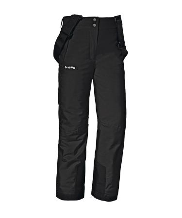 Sch ffel girls wind and waterproof children snow pants waterproof ski pants with snow trousers and trousers ski pants Joran G 164 black