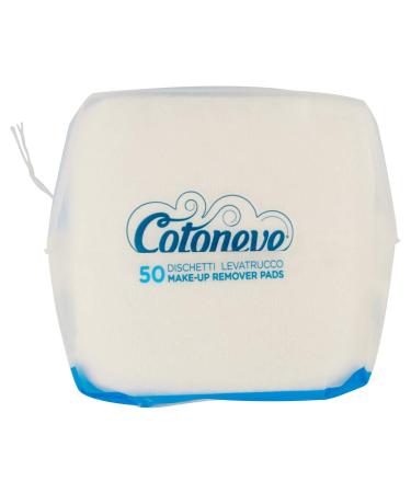 Cotoneve Maxi Make-Up Removal Pads - 100% Pure Cotton 50 Pieces | Gentle & Effective Cleansing - Buy Internationally - Buy Online on GoSupps.com