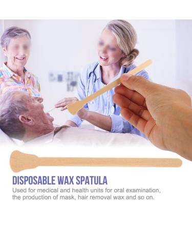 10pcs Wooden Wax Sticks - Disposable Spatula for Face Masks & Hair Removal Cream Applicator | International Shipping Available - Buy Online on GoSupps.com