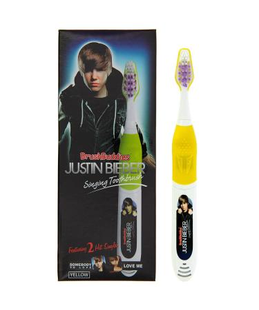 Justin Bieber Singing Toothbrush (Somebody to Love and Love Me) Yellow