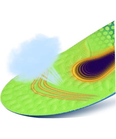 FOMIYES Sports Insoles - Breathable Shock-Absorbing Massaging Shoe Cushions for Men | Premium Elastic Comfort & Support - Buy Online on GoSupps.com